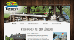 Desktop Screenshot of luetzelhof.ch
